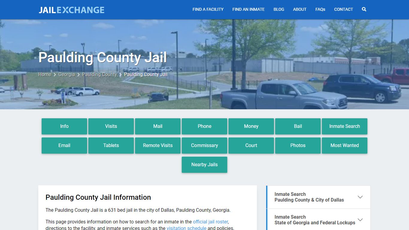 Paulding County Jail, GA Inmate Search, Information